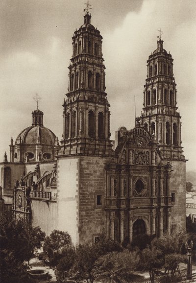 Mexico: Cathedral of Chihuahua by Hugo Brehme