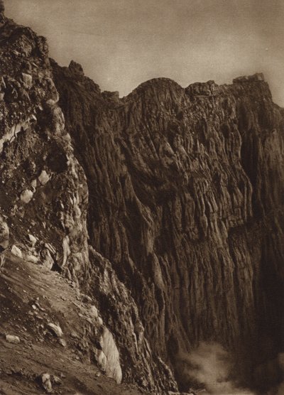 Mexico: The Crater of Popocatepetl by Hugo Brehme