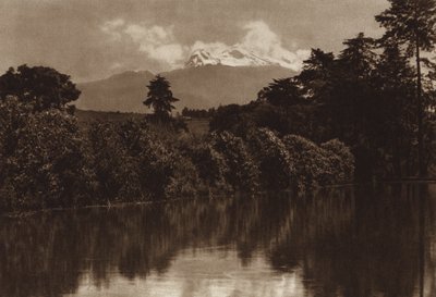 Mexico: Iztaccihuatl, Seen from Miraflores by Hugo Brehme