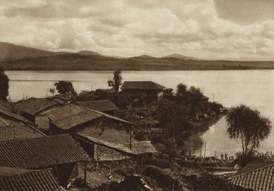Mexico: Patzcuaro Lagoon, Xanicho Island by Hugo Brehme