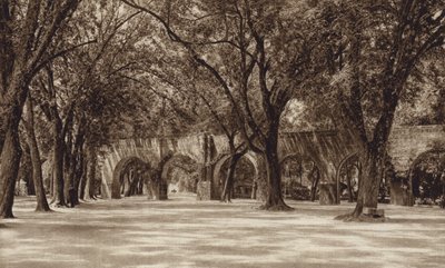 Mexico: Morelia, Old water pipe by Hugo Brehme