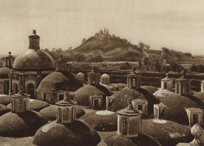 Mexico: Pyramid of Cholula by Hugo Brehme