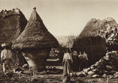 Mexico: Corn Container in a Village by Hugo Brehme