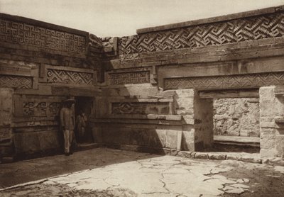 Mexico: Ruins of Mitla by Hugo Brehme