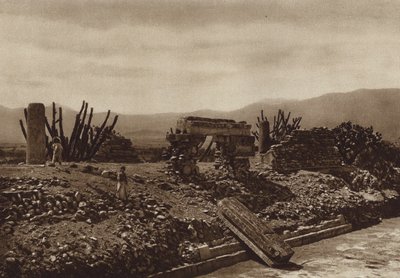 Mexico: Ruins of Mitla, Oaxaca State by Hugo Brehme