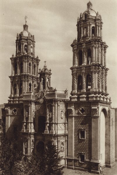 Mexico: San Luis de Potosi, The Cathedral by Hugo Brehme