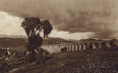 Mexico: Old Spanish Water Pipe, Los Remedios by Hugo Brehme