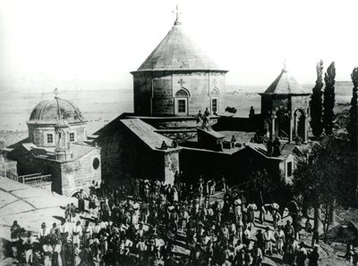Pilgrimage at Tomarza Monastery, South East of Kayseri by Hugo Grothe