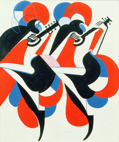 Dancing Musicians by Hugo Scheiber