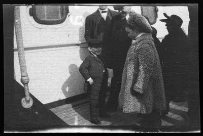 Passengers on RMS Lusitania by Hugo Simberg