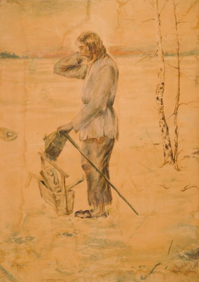 The Mystery of the Carpenter by Hugo Simberg