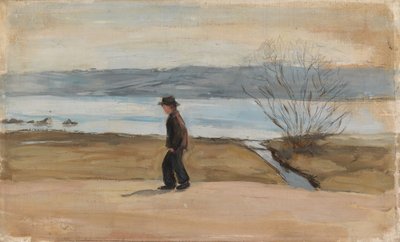 The Wounded Angel, landscape study by Hugo Simberg