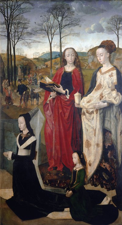 Portinari Altarpiece: The Adoration of the Shepherds (detail) by Hugo van der Goes