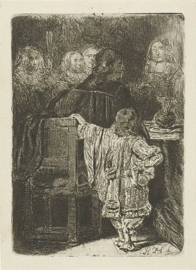 Company by a Chair and Table by Huib van Hove Bz