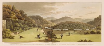 General View from the South and East Fronts of the Cottage at Endsleigh, Devon (Before) from 