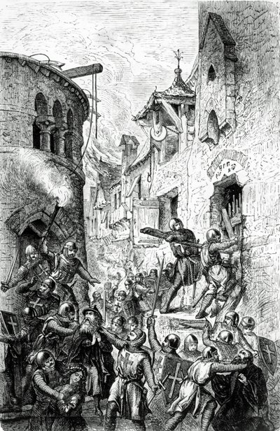 Antisemitism and Persecution of Jews by Crusaders by Hungarian School