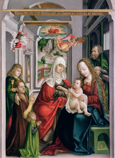 St. Anne with the Virgin and Child, Eperjes, c.1520 by Hungarian School