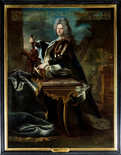 Portrait of Maximilian Henry VI of Bethune, Fifth Duke of Sully by Hyacinthe (attr. to) Rigaud