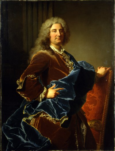 Portrait of the Marquis Jean-Octave de Villars by Hyacinthe Francois Rigaud
