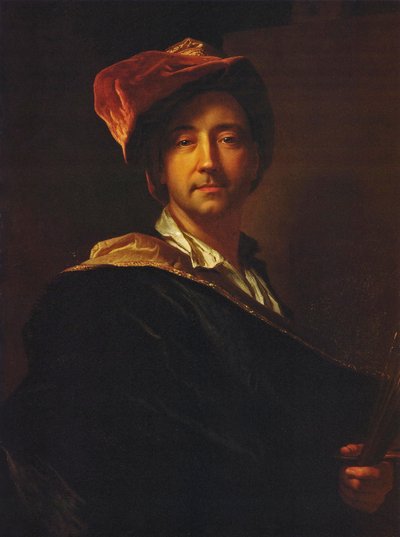 Self Portrait in a Turban by Hyacinthe Rigaud