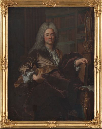 Portrait of High Court Judge Peder Benzon Mylius by Hyacinthe Rigaud