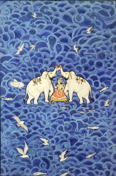 Goddess Lakshmi with Elephants by IMAGINEERS STUDIO
