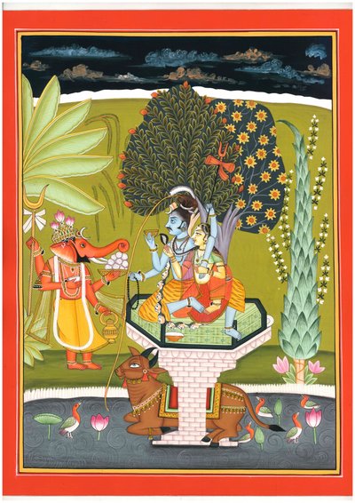 Lord Shiva Parvati Ganesha by IMAGINEERS STUDIO