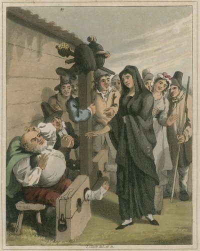 Illustration from Hudibras by Samuel Butler by I Clark