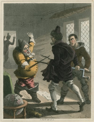 Illustration from Hudibras by Samuel Butler by I Clark
