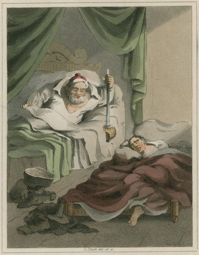 Illustration from Hudibras by Samuel Butler by I Clark