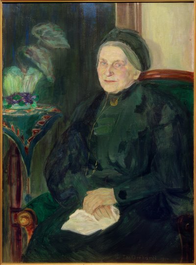 Portrait of an Older Lady (Emma Turck) by Ida Gerhardi