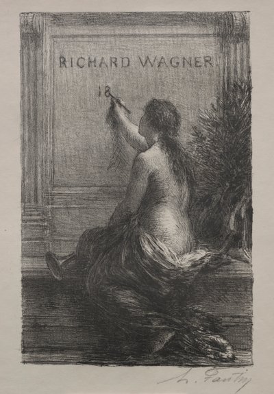 Immortality by Ignace Henri Jean Fantin Latour