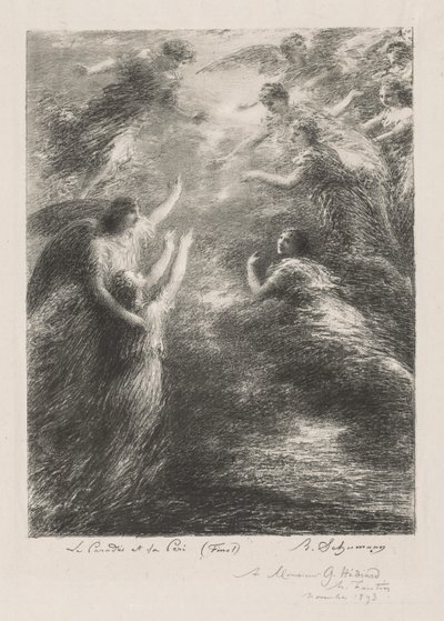 The Paradise and the Peri, 1893 by Ignace Henri Jean Fantin Latour