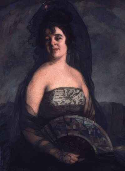 The Lady with the Fan by Ignacio Zuloaga y Zabaleta