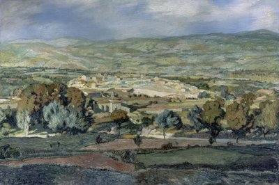 Landscape in Alhama by Ignacio Zuloaga y Zabaleta