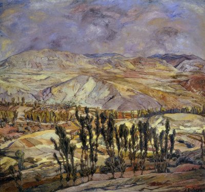 Landscape in Calatayud by Ignacio Zuloaga y Zabaleta