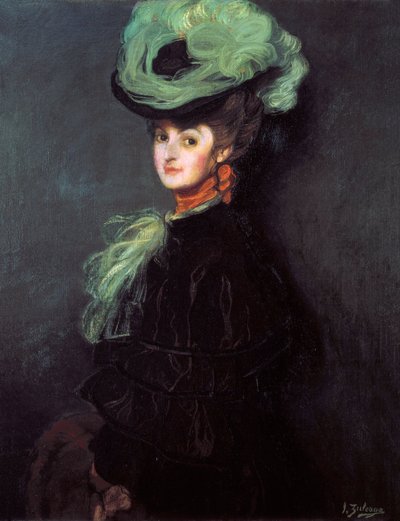 Portrait of Anny Bourdin (?) by Ignacio Zuloaga y Zabaleta