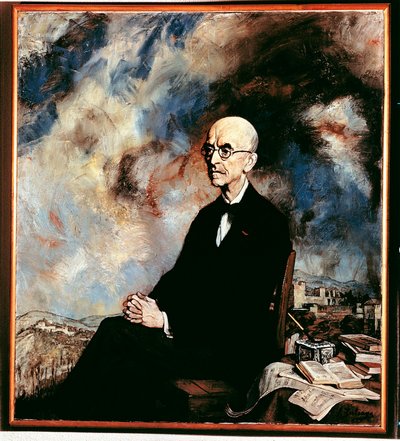 Portrait of Manuel de Falla by Ignacio Zuloaga y Zabaleta
