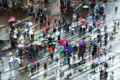 Rainy City Umbrellas by Igor Shrayer