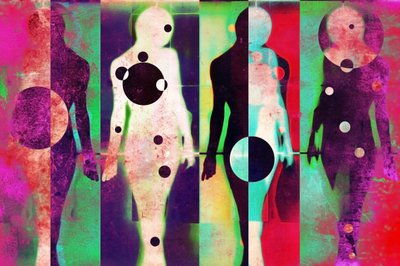 Vibrant Split Figures by Igor Shrayer