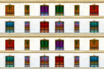 Vibrant Window Facade by Igor Shrayer