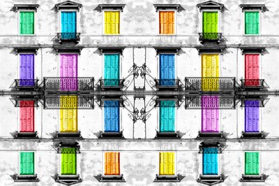 Vibrant Window Facade by Igor Shrayer