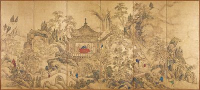 Landscape with Tower by Ike no Taiga