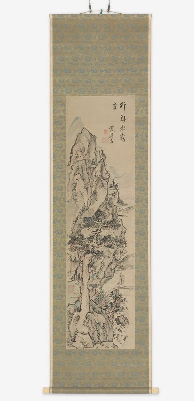 Traveling in the Ravine by Ike no Taiga