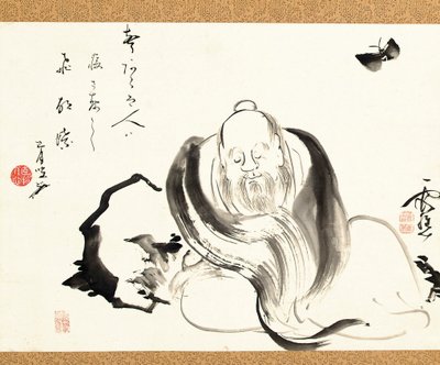 Zhuang Zi Dreaming of a Butterfly by Ike no Taiga