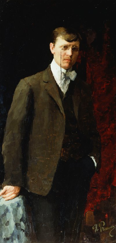 Portrait of a Man, possibly Ivan Georgievich Drozdov by Ilya Efimovich Repin