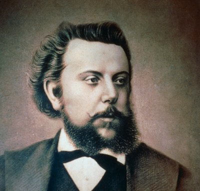 Portrait of the Russian composer Modest Mussorgsky by Ilya Efimovich Repin