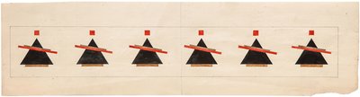 Sketch for a Suprematist Composition by Ilya Grigorevich Chashnik