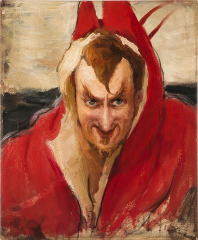 Grigory Grigoryevich Ge 1867-1942 as Mephistopheles by Ilya Efimovich Repin