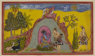 On Mount Prasravana, the two princes wait until the advent of autumn and of the season for going to war, in the meantime revelling in the beauty of the flora and fauna on the mountain and the wonders of the rainy season. But once enthr by Indian School